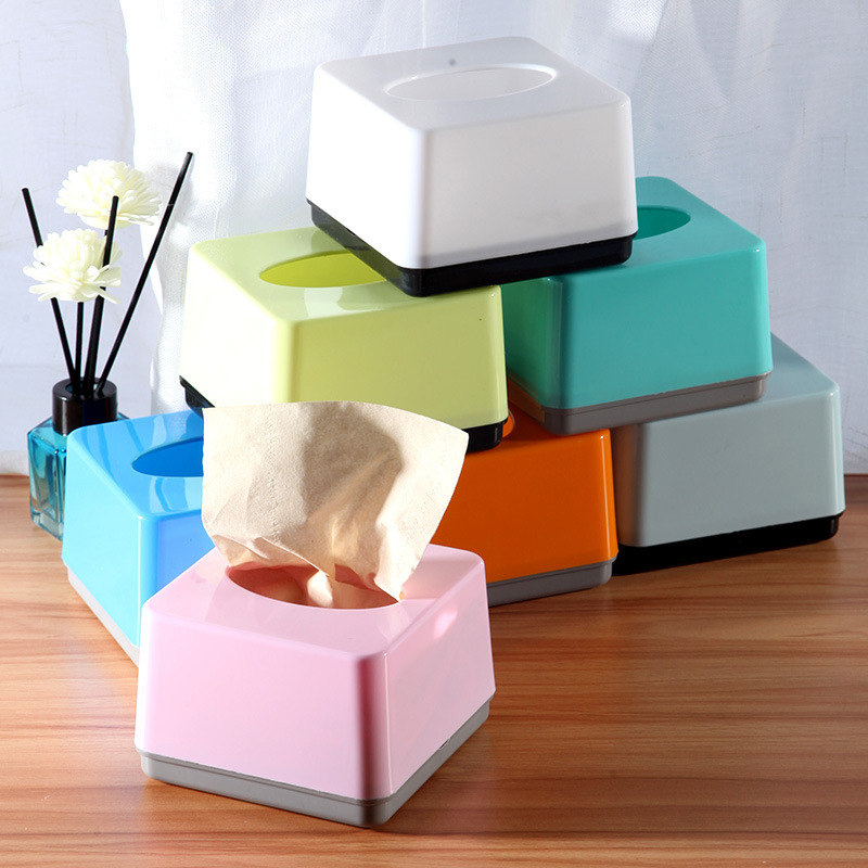 Commercial Printing Usa - กล่องกระดาษทิชชูพลาสติกทรงสี่เหลี่ยมเกรดเชิงพาณิชย์ สำหรับใช้ในบ้าน ร้านอาหาร ห้องนั่งเล่น แบบลิ้นชัก สามารถพิมพ์โลโก้ได้