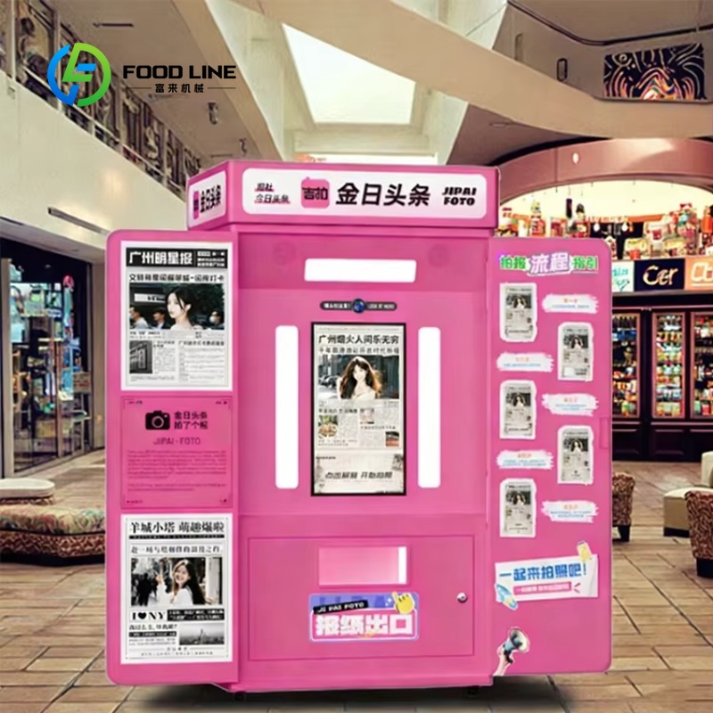 Commercial Photo Printing Kiosk - ตู้ถ่ายภาพแบบกำหนดเองสไตล์ย้อนยุคสำหรับงานอีเวนต์ให้เช่า พร้อมเครื่องพิมพ์ภาพทันทีสำหรับผู้ประกอบการค้าปลีกและเชิงพาณิชย์