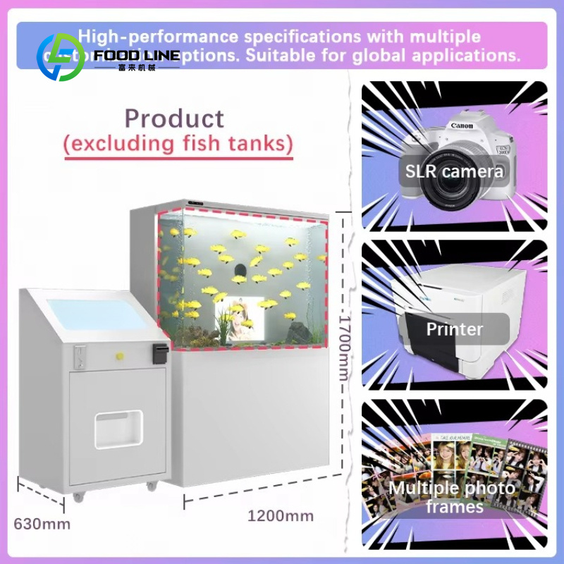 Commercial Photo Printing Kiosk - ตู้ถ่ายภาพอัตโนมัติที่ขับเคลื่อนด้วย AI แบบกำหนดเองได้, ตู้เซลฟี่พิมพ์ภาพทันทีสำหรับการใช้งานเชิงพาณิชย์, งานอีเวนต์ และบริการให้เช่า