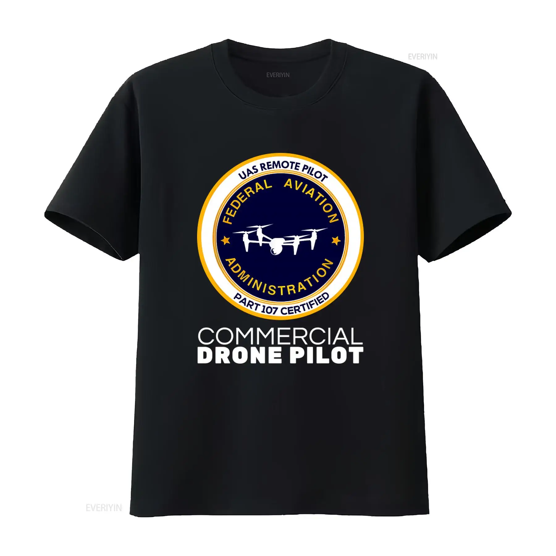 Commercial Printing Usa - เสื้อยืด Uas Remote Pilot Part 107
