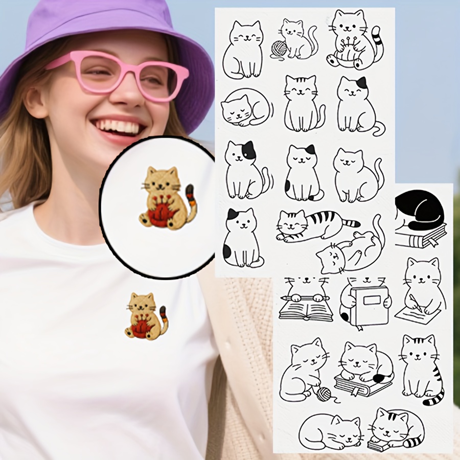 Embroidery Stabilizer Backing - ชุดกระดาษรองปักผ้าละลายน้ำได้ 2 ชิ้น ขนาด A4 พร้อมแผ่นกาวในตัว