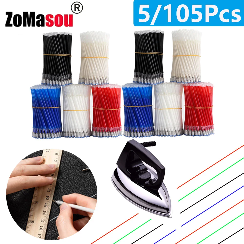 Embroidery Digitizing Software - 5-105Pcs อุณหภูมิหายไปผ้า MARKER ปากกา Erasable Refill