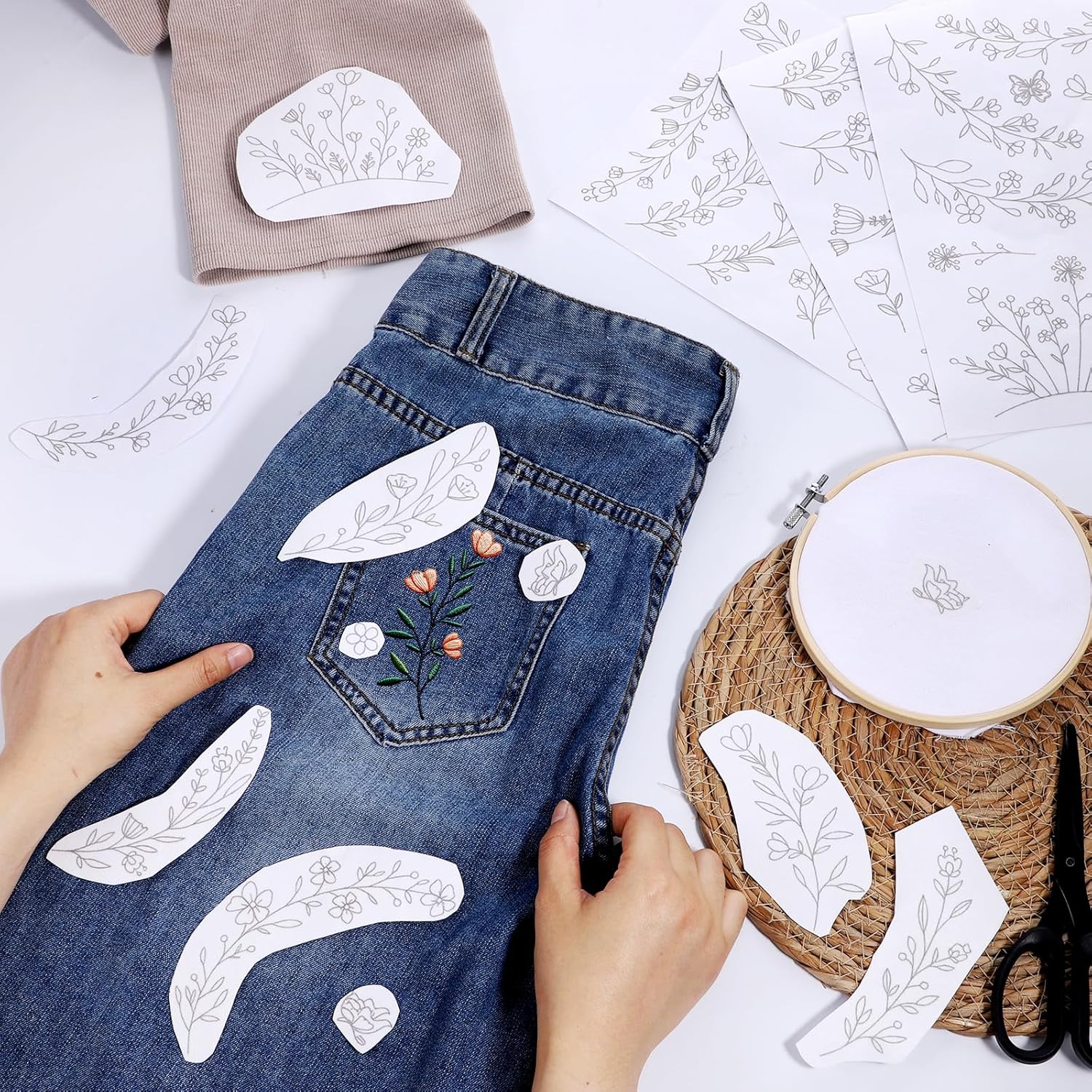 กระดาษปักลายละลายน้ำได้ Stick  - Embroidery Stabilizer Backing บทวิจารณ์และราคา