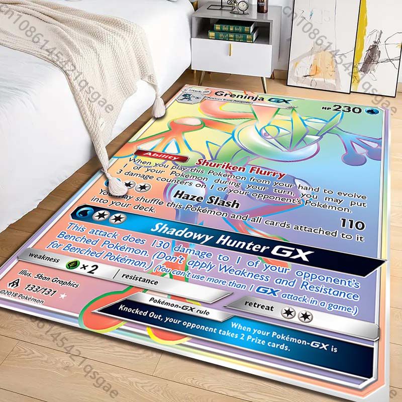พรมพิมพ์ลายการ์ดโปเกมอน Grenin - Commercial Printing Usa บทวิจารณ์และราคา