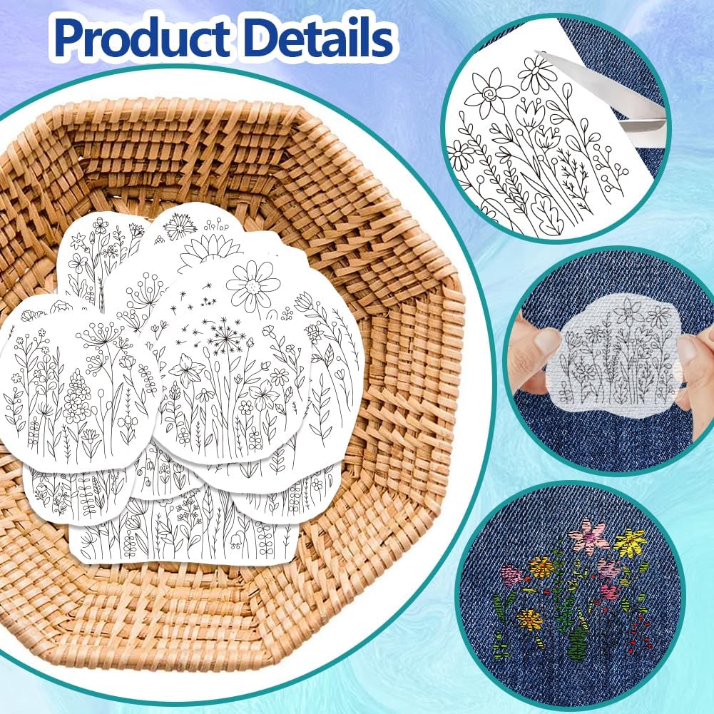กระดาษกันน้ำสำหรับงานปักลายดอก - Embroidery Stabilizer Backing บทวิจารณ์และราคา