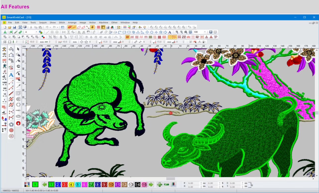 ซอฟต์แวร์แปลงไฟล์เป็นเวกเตอร์ส - Embroidery Digitizing Software บทวิจารณ์และราคา