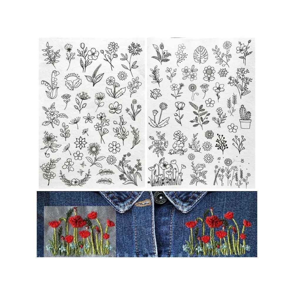 สติกเกอร์กาวละลายน้ำได้ 5 แผ่น - Embroidery Stabilizer Backing บทวิจารณ์และราคา