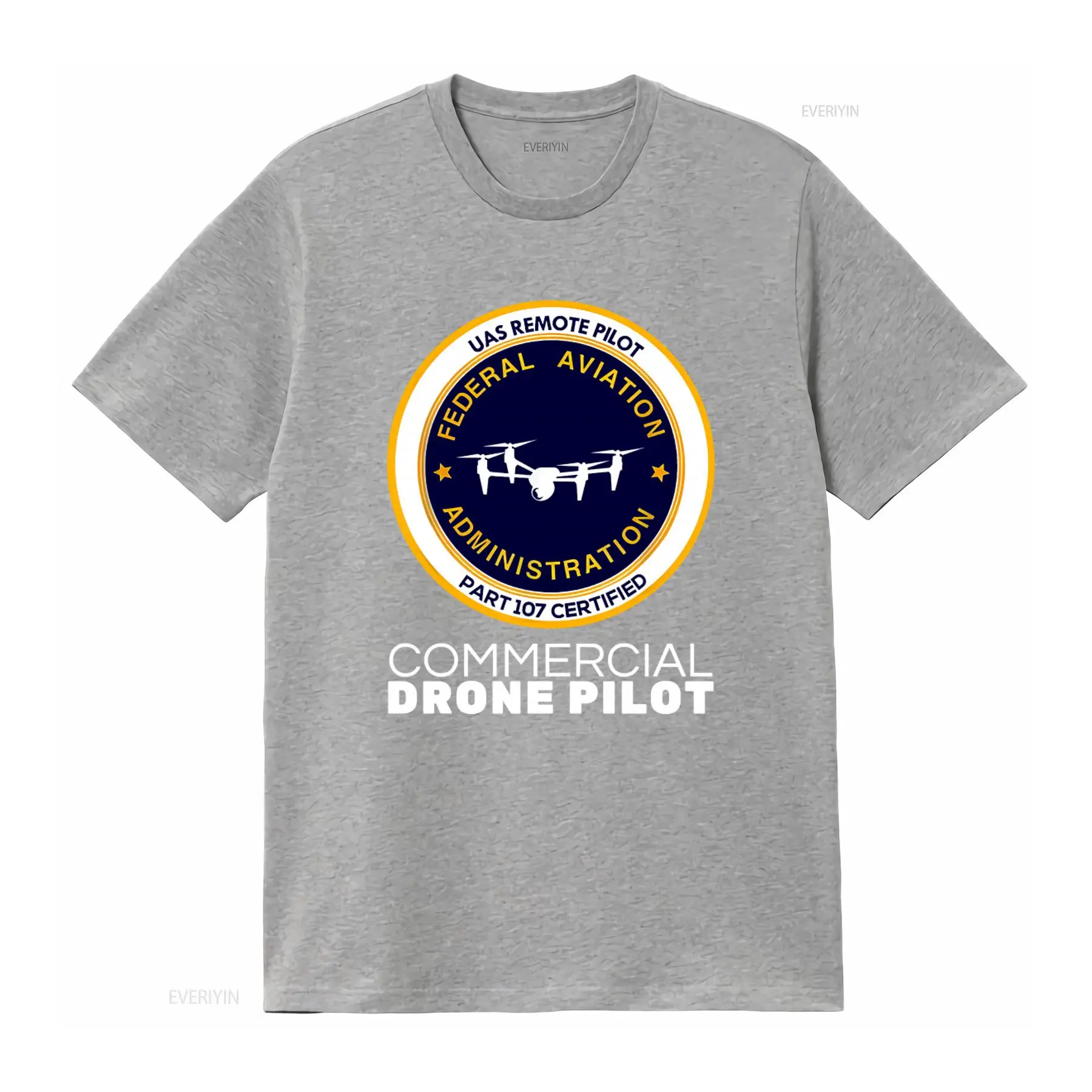 เสื้อยืด Uas Remote Pilot Part - Commercial Printing Usa บทวิจารณ์และราคา