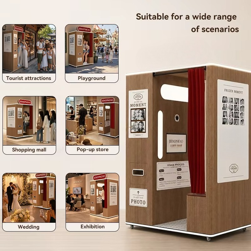 ตู้ถ่ายภาพเซลฟี่วินเทจแบบปรับแ - Commercial Photo Printing Kiosk บทวิจารณ์และราคา