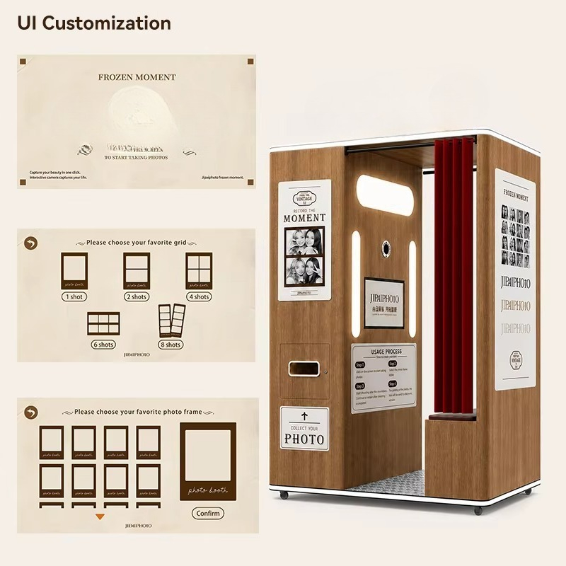 ตู้ถ่ายภาพเซลฟี่วินเทจแบบปรับแ - Commercial Photo Printing Kiosk บทวิจารณ์และราคา
