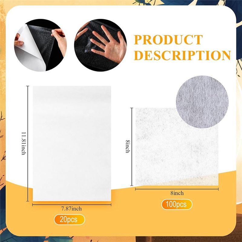 [ABFI!】 แผ่นกาวสองหน้าสำหรับรี - Embroidery Stabilizer Backing บทวิจารณ์และราคา