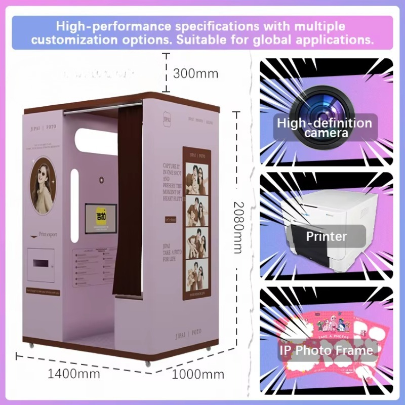 บูธถ่ายภาพเซลฟี่แบบปรับแต่งได้ - Commercial Photo Printing Kiosk บทวิจารณ์และราคา