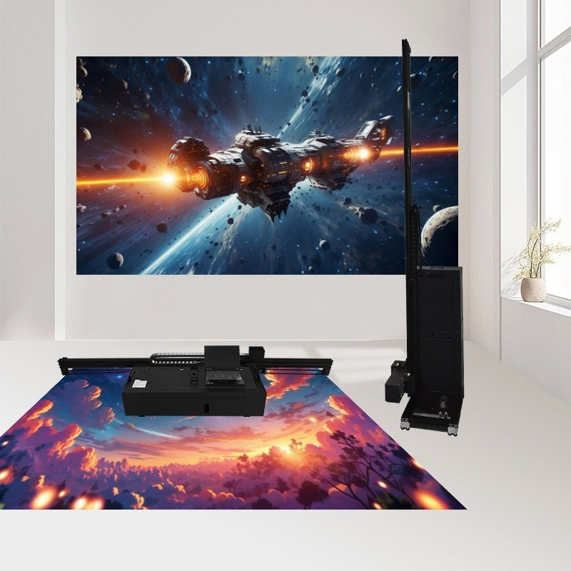เครื่องพิมพ์ UV อเนกประสงค์สำห - Commercial Wall Printing Machine บทวิจารณ์และราคา