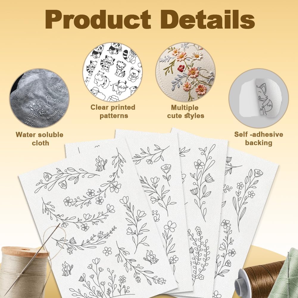กระดาษรองปักลายละลายน้ำได้ แผ่ - Embroidery Stabilizer Backing บทวิจารณ์และราคา