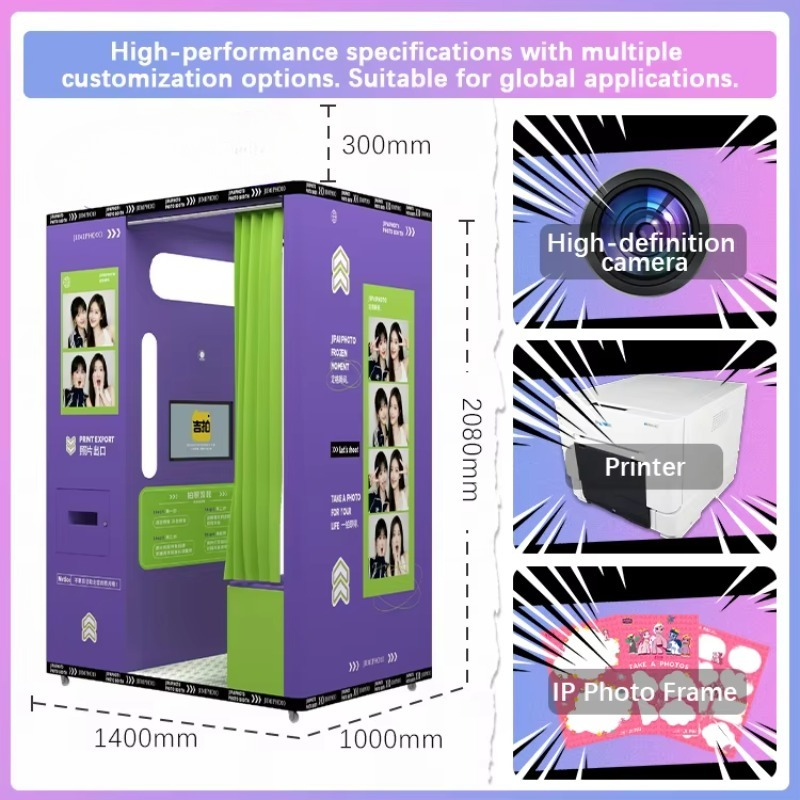 ตู้ถ่ายภาพแบบเคลื่อนที่ที่ปรับ - Commercial Photo Printing Kiosk บทวิจารณ์และราคา
