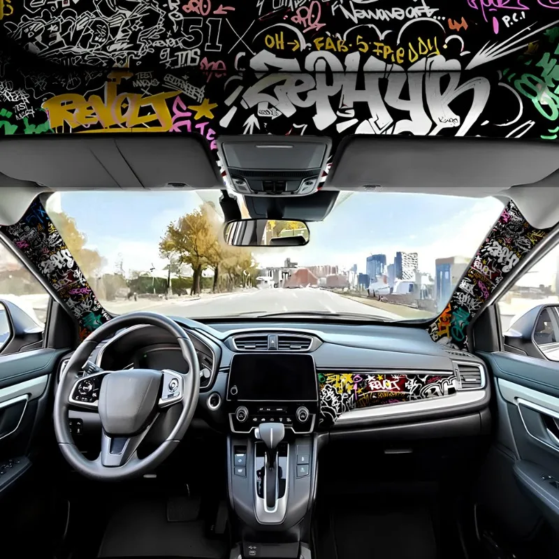 รูปแบบ Graffiti ภายในรถห่อซาติ - Embroidery Digitizing Software บทวิจารณ์และราคา